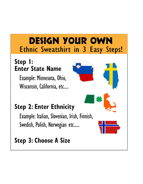 Personalized Crewneck Sweatshirt - Ethnic