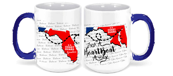 Personalized Coffee Mug - Coast Guard - 15 Ounce Coffee Cup