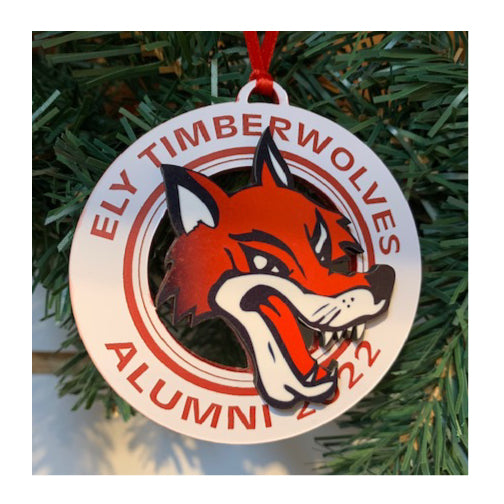 Ely Timberwolves Alumni Ornament